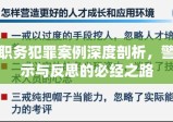 职务犯罪案例深度剖析，警示与反思的必经之路