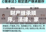 财产继承顺序，法律、家族与文化交织的复杂探讨