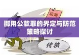 挪用公款罪的界定与防范策略探讨