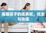 离婚孩子的抚养权，权衡与抉择