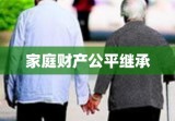 深化继承法改革，实现家庭财产公平继承的必由之路