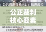 法官法，塑造公正裁判的核心要素