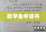 助学金申请书范文详解，精准简洁的指导手册