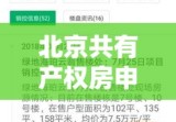 北京共有产权房申请网站详解，申请流程与优势解析