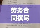 劳务合同撰写要点与注意事项解析