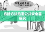 危险方法危害公共安全罪探究