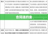 合同违约金，法律保障与商业实践的核心要素