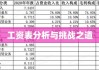 企业工资表的管理、分析与挑战之道