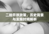 二胎开放政策，历史背景与实施时间解析