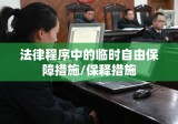 取保候审，法律程序中的临时自由保障措施