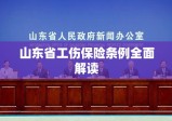 山东省工伤保险条例全面解读