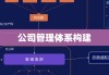 如何构建高效的公司管理体系，策略与技巧