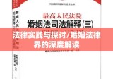 婚姻法司法解释（三）下的法律实践与探讨，婚姻法律界的深度解读