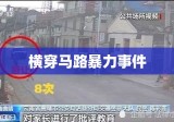 横穿马路遭遇暴力事件，深刻反思与公众呼吁