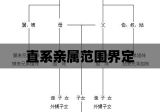 直系亲属范围界定，深度解析与探讨