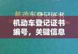 机动车登记证书编号，关键信息及其重要性