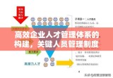 高效企业人才管理体系的构建，关键人员管理制度解析