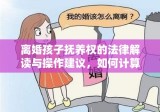 离婚孩子抚养权的法律解读与操作建议，如何计算抚养权归属？