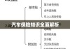 汽车保险知识全面解析