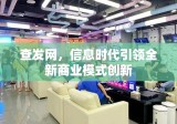 查发网，信息时代引领全新商业模式创新