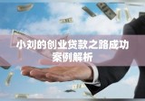 小刘的创业贷款之路成功案例解析