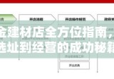 五金建材店全方位指南，从选址到经营的成功秘籍