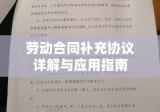 劳动合同补充协议详解与应用指南