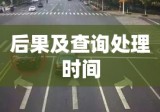 闯红灯行为的后果及查询处理时间全面解析