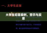 大学生犯罪案例，警示与反思