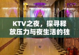 KTV之夜，探寻释放压力与夜生活的独特魅力