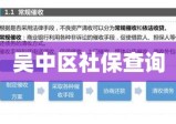 吴中区社保查询，便捷途径与详细解析