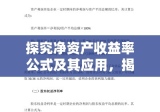 探究净资产收益率公式及其应用，揭示企业盈利能力的关键指标