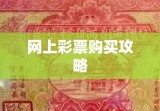 网上彩票购买攻略，便捷购彩指南