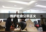 打击经济犯罪，坚决行动维护社会公平正义