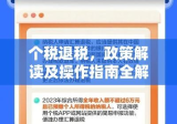 个税退税，政策解读及操作指南全解析