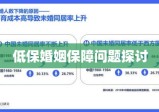 国家法定结婚年龄下的低保婚姻保障问题探讨