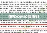 物权公示公信原则，法律实践与制度的完善探究