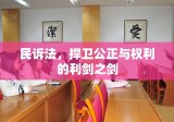 民诉法，捍卫公正与权利的利剑之剑