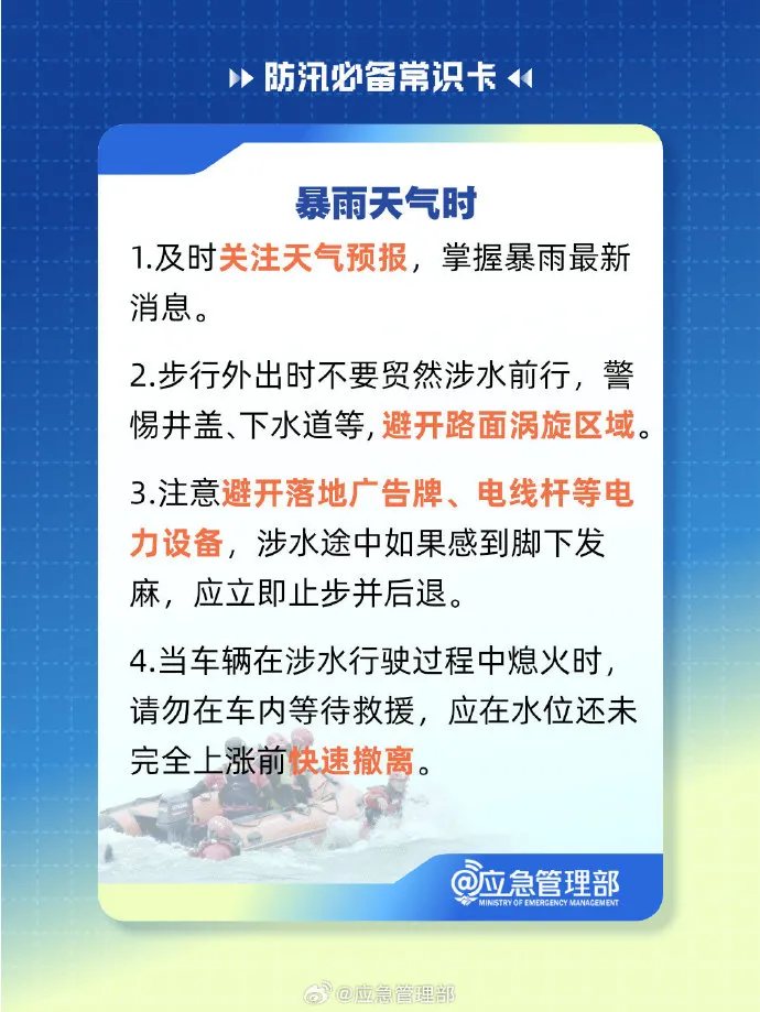 防汛关键期，这些必备常识请收好！  第4张