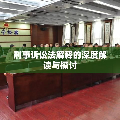 刑事诉讼法解释的深度解读与探讨  第1张