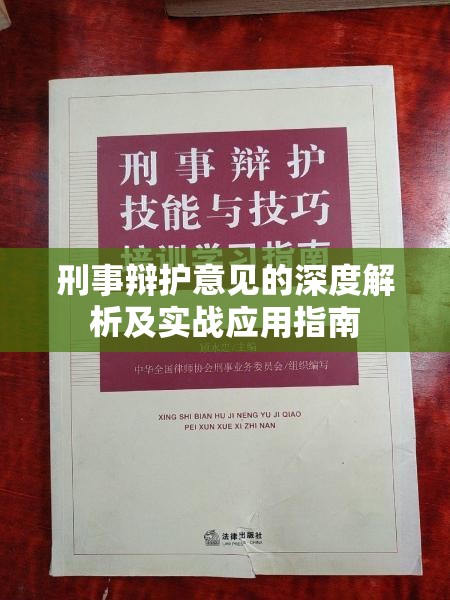 刑事辩护意见的深度解析及实战应用指南  第1张