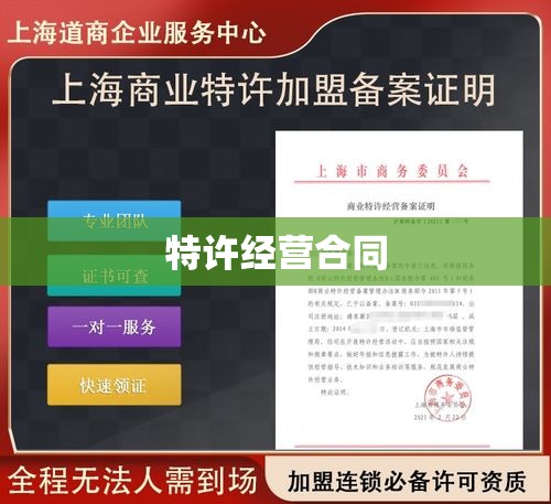 特许经营合同，构建双赢商业关系的核心策略  第1张