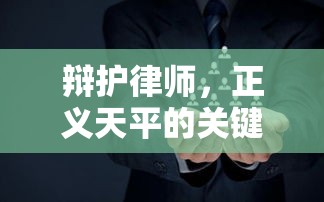 辩护律师，正义天平的关键支点角色揭秘  第1张