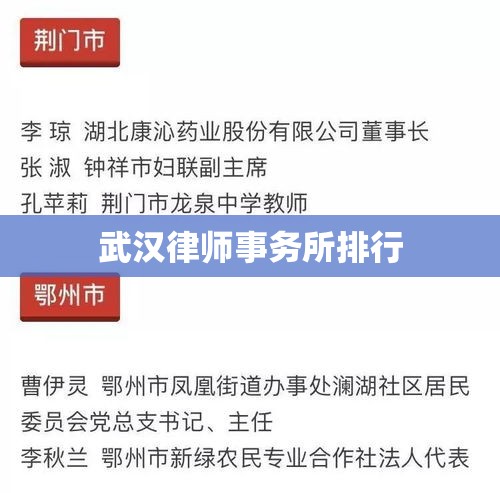 武汉律师事务所排行深度解析与综合评估报告  第1张