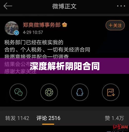 阴阳合同揭秘与深度解析  第1张