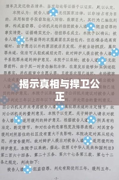 盗窃案的辩护词，揭示真相，捍卫公正  第1张