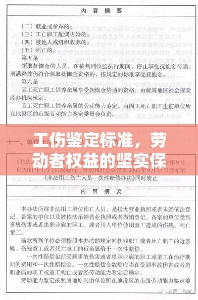 工伤鉴定标准，劳动者权益的坚实保障基石  第1张