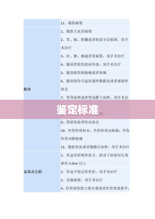 轻微伤的鉴定标准详解  第1张