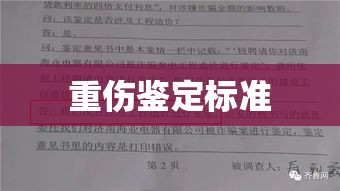 重伤鉴定标准，法律实践与医学评估的交融点  第1张