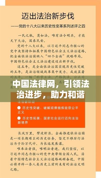 中国法律网，引领法治进步，助力和谐社会建设的重要力量  第1张